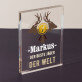 bester Jäger - Acrylblock
