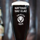 Bester Jäger- Bierglas mit Gravur