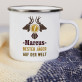 Bester Jäger - emaillierter Becher
