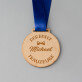 Bester trauzeuge - Holzmedaille