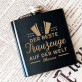 Bester Trauzeuge - Flachmann mit Gravur