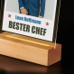 Bester Chef - Druck auf Acrylglas mit LED Beleuchtung
