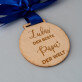 Bester papa - Holzmedaille