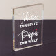 Bester Papa der Welt - Acrylblock