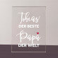 Bester Papa der Welt - Acrylblock