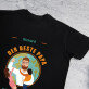 Bester Papa auf der Welt - Schwarzes T-Shirt für Herren