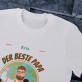 Bester Papa auf der Welt - T-Shirt mit Aufdruck für Herren