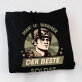 Bester soldat - Schwarzer Kapuzenpullover für Herren