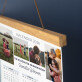 die schönsten Erinnerungen - Poster-Kalender mit Holzleisten