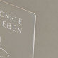 Der schönste Tag im Leben- Druck auf Acrylglas