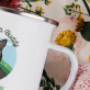Süßeste Mischung - emaillierter Becher