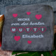 Beste Mutti - Decke mit Stickerei