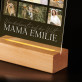 Wunderbarste auf der welt mama - Druck auf Acrylglas mit LED Beleuchtung
