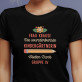 Die wunderbarste kindergärtnerin - Schwarzes T-Shirt für Damen