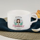 Wunderbarste Klassenlehrerin - Tasse mit Untertasse