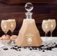 Likör des besten Jägers - Likörkaraffe und Gläser - Set mit Gravur