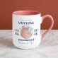 Unser erster Vatertag zusammen - Ein Becher mit farbigem rand