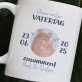 Unser erster gemeinsamer Vatertag - Personalisierte Tasse