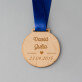 Unser datum - Holzmedaille