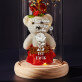 Unsere liebe ist ewig - Ewige Rose mit Teddybär