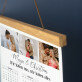 Unsere Momente - Poster-Kalender mit Holzleisten