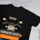 schnarcht nicht - Schwarzes T-Shirt für Herren