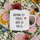 Niemand ist perfekt - emaillierter Becher