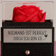 niemand ist perfekt - Ewige Rose in einer Schachtel