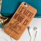 Nenne es - Cover aus Holz
