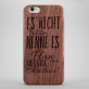 Nenne es - Cover aus Holz