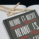 Nenne es - Notizbuch A5 mit Aufdruck