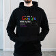 Ich brauche kein google - Schwarzer Kapuzenpullover für Herren