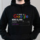 Ich brauche kein google - Schwarzer Kapuzenpullover für Herren