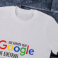 Ich brauche kein Google - T-Shirt mit Aufdruck für Herren