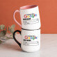 Ich brauche kein google - Ein Becher mit farbigem rand