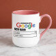 Ich brauche kein google - Ein Becher mit farbigem rand