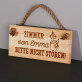 Bitte nicht stören! - Holzschild