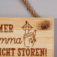 Bitte nicht stören! - Holzschild