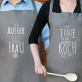 Traue keinem schlanken Koch - Set mit 2 Kochschürzen