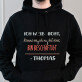Ich weiß nicht, kenne mich nicht aus - Schwarzer Kapuzenpullover für Herren