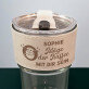 Möge der kaffee mit dir sein - Glasbecher