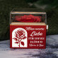 Möge unsere liebe - Schmuckkästchen mit einer Rose