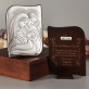 Möge Gottes Segen - Hl. Familie - Silbernes Bild mit Gravur