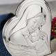 Unendliche Liebe - Gottesmutter - Silbernes Bild mit Gravur