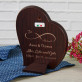 Unendliche Liebe - Gottesmutter - Silbernes Bild mit Gravur