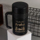 Frohe Miaunachten - Thermobecher mit Henkel