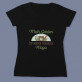 Garten ist meine therapie - Schwarzes T-Shirt für Damen