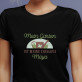 Garten ist meine therapie - Schwarzes T-Shirt für Damen