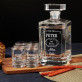 Old no - Karaffe und Schnapsgläser - Set mit Gravur