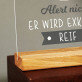 Alert nicht er wird exklusiv reif - Druck auf Acrylglas